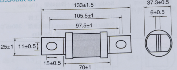 37*70mm大电流保险丝