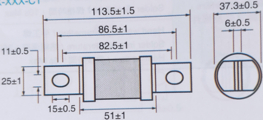 37*70mm大电流保险丝
