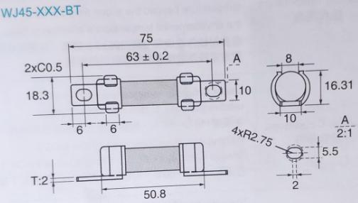 800V大电流保险丝
