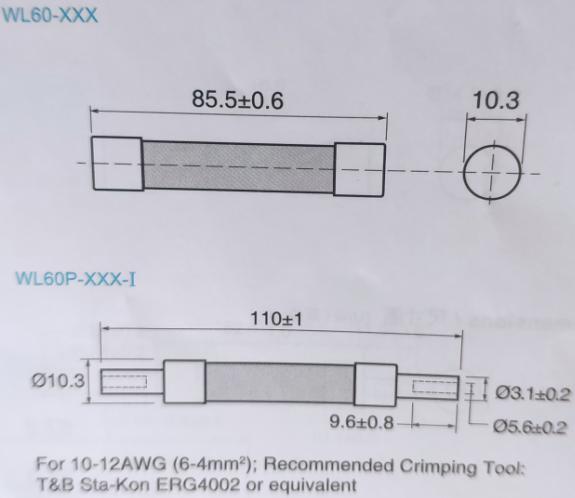 1500V大电流保险丝