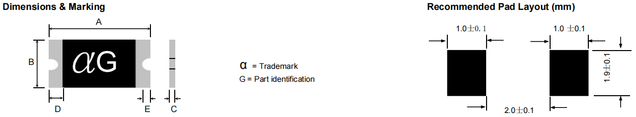 nSMD075-33V陆海自恢复保险丝封装图